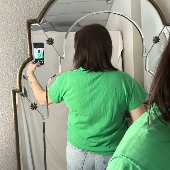 Daydreamer Venice Beach Short Sleeve Graphic Tee Green Size Medium - Picture 5 of 5